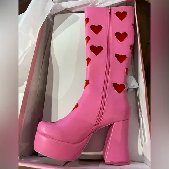 Dolls Kill Sugar Thrillz platform Gogo boot - Picture 2 of 5